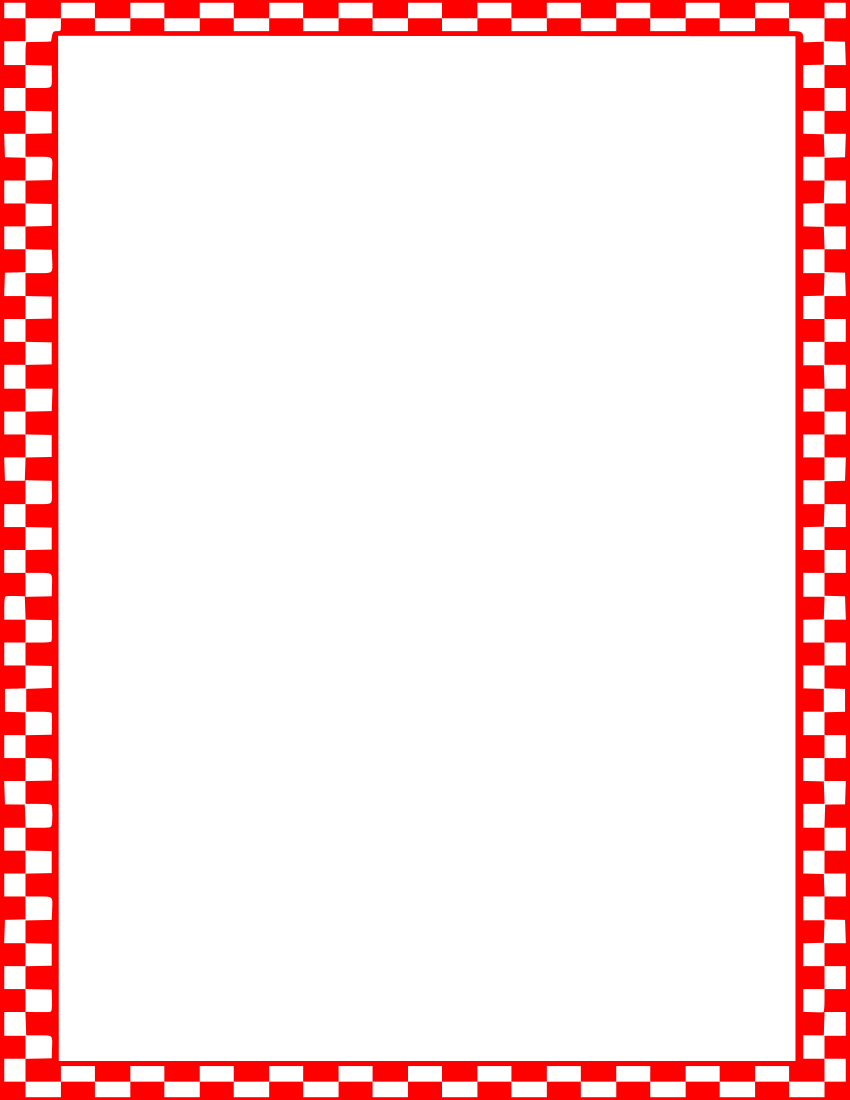 Checkered Flag Border 