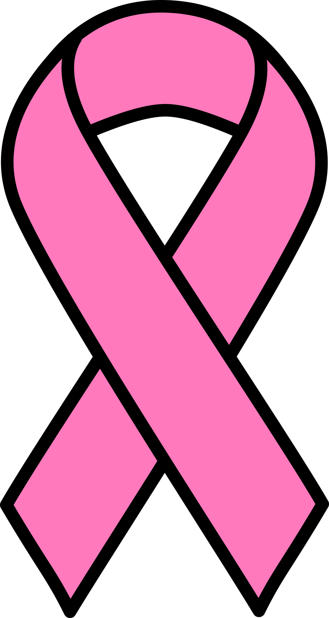 Concept 40 of Cancer Awareness Ribbons Clipart