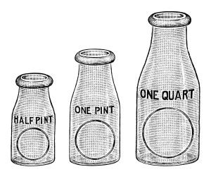 Antique milk glass clipart