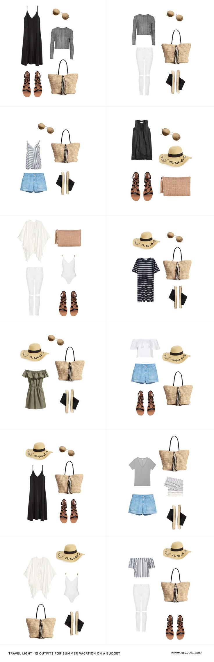 summer outfit item - Clip Art Library