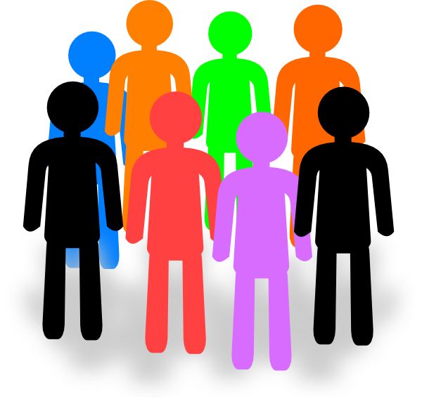 Group of people clipart transparent 