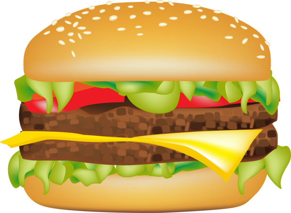 Burger clipart free 