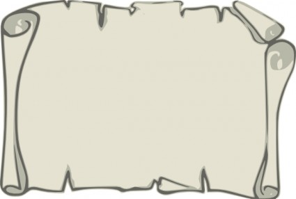 Scroll Paper Clipart 