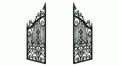 open iron gate png - Clip Art Library
