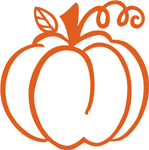 Pumpkin silhouette clip art 