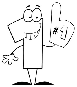 Number 1 Clipart 