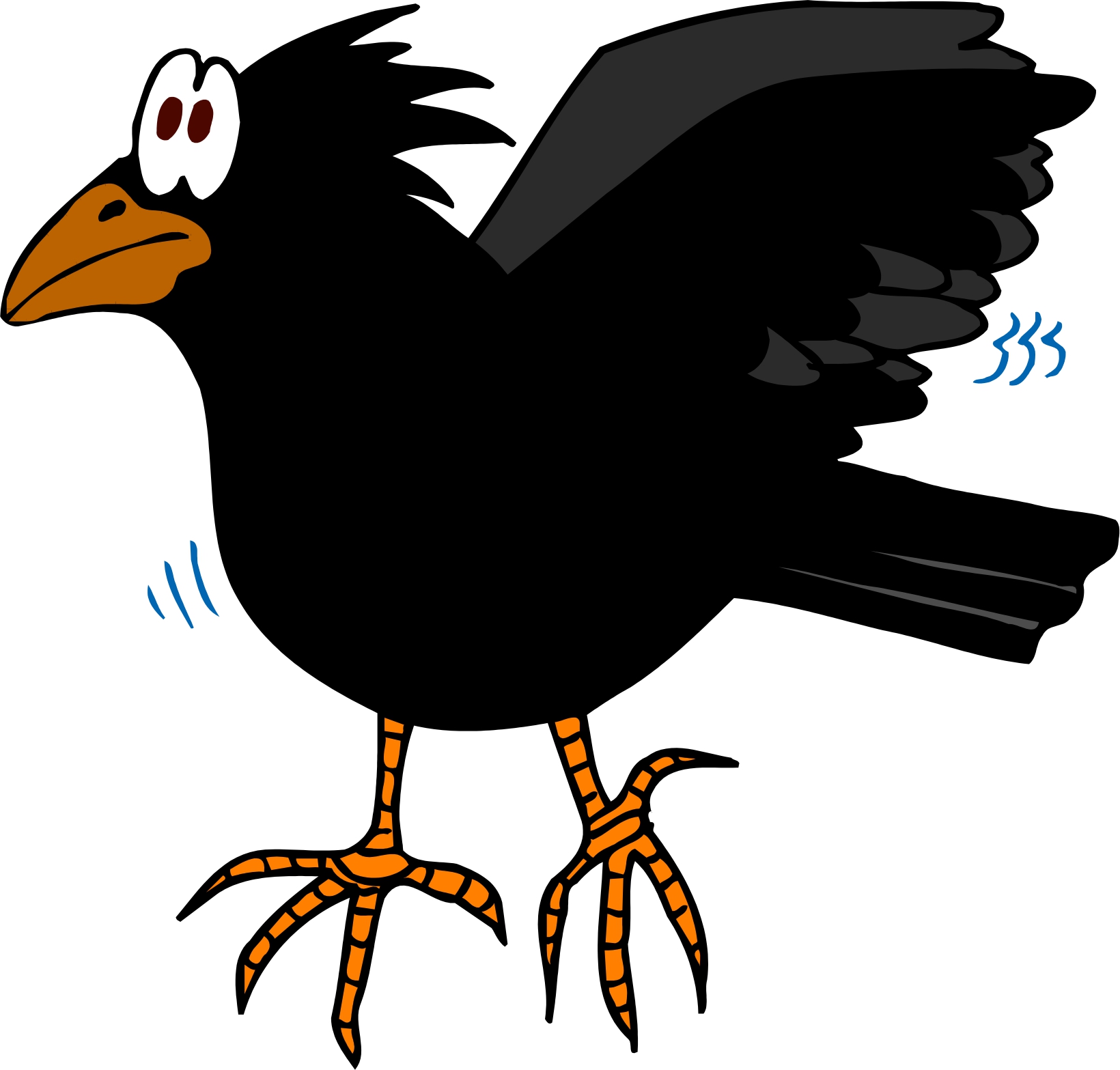 Cartoon Crow 
