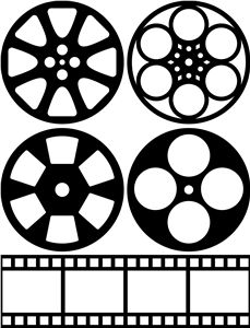 film reel cut out - Clip Art Library