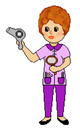 Hair Dresser Cliparts