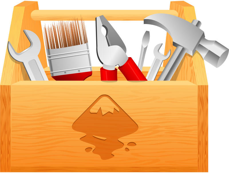Clip art tools toolbox 