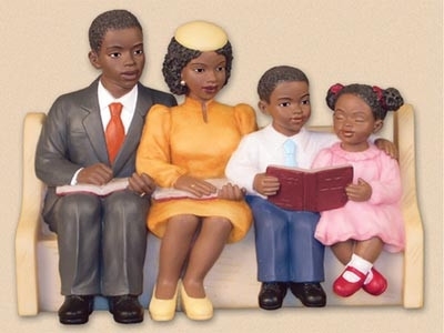 African American Family And Friends Day Clipart 