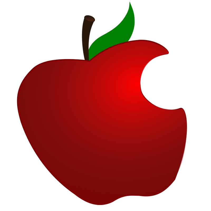 Green And Red Apple Clipart 