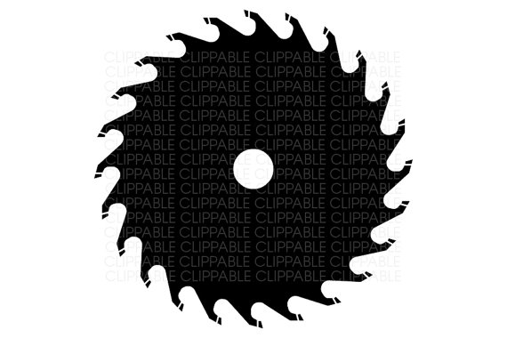Circular Saw Blade Clip Art Digital Graphics by Clippable 