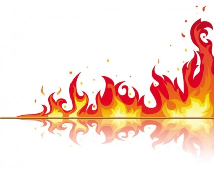 Flame background clipart 