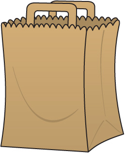 Grocery Bag Clipart 