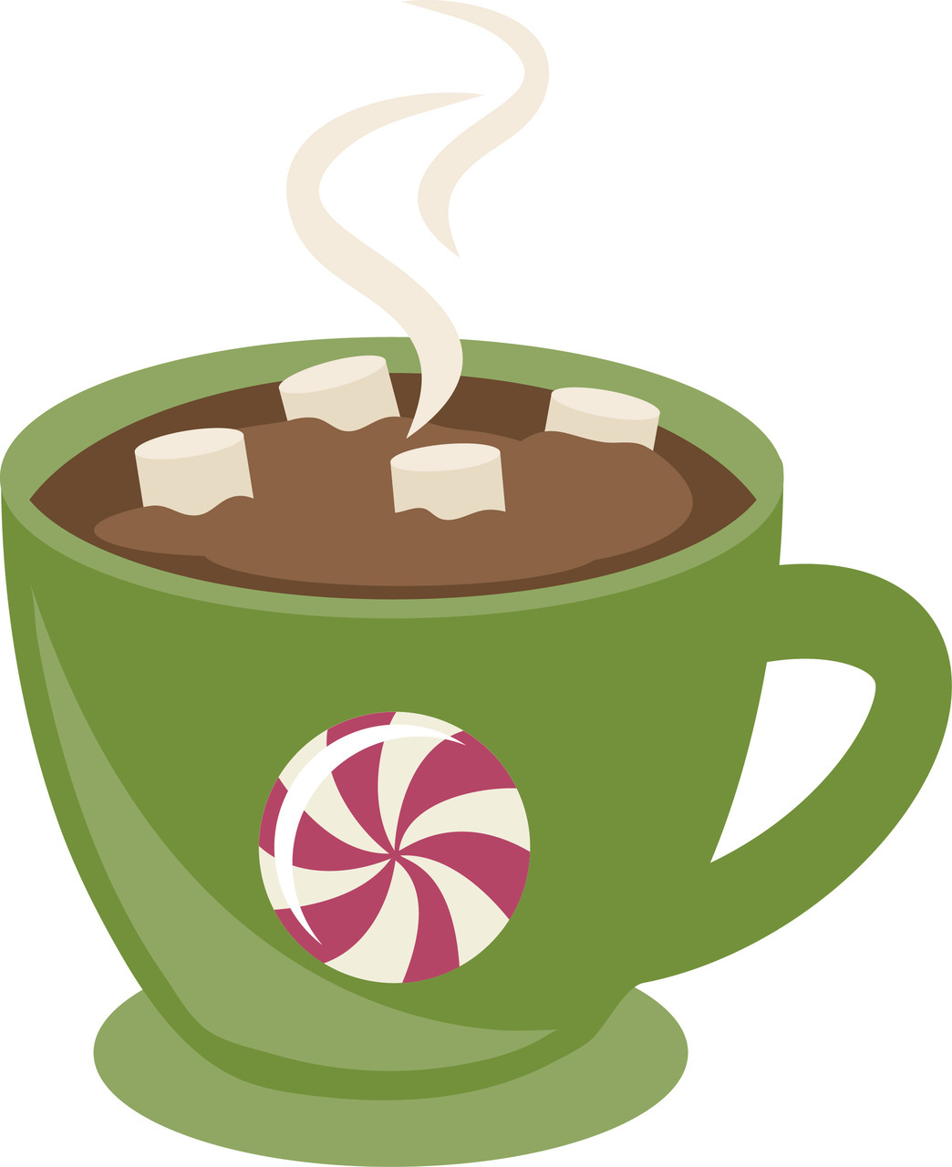 Hot chocolate clipart no background 