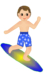 Surfer boy transparent clipart 