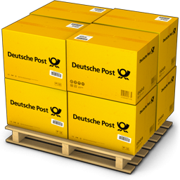 Yellow Shipping Boxes 3 Icon, PNG ClipArt Image 