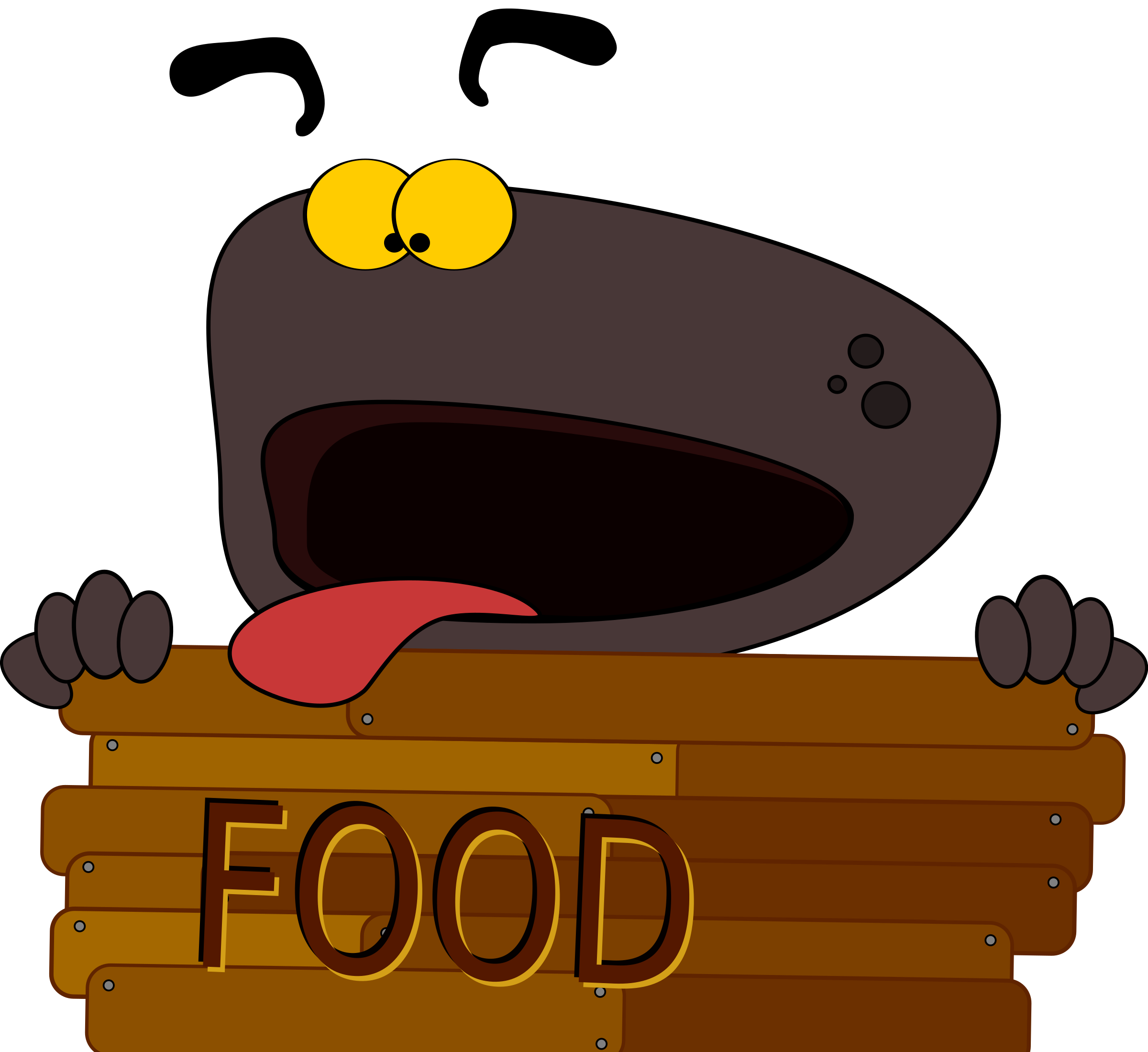 Hungry Cartoon Transparent R N Clip Art Library