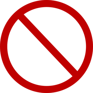 Red No Circle Clip Art at Clker 