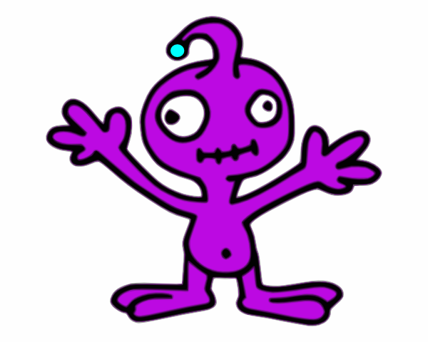 Purple People Eater Clipart 