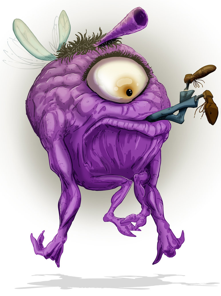 One eyed purple people eater clipart 