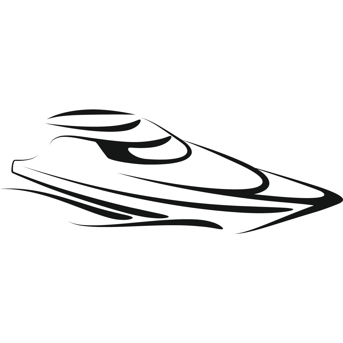 easy to draw speed boat - Clip Art Library