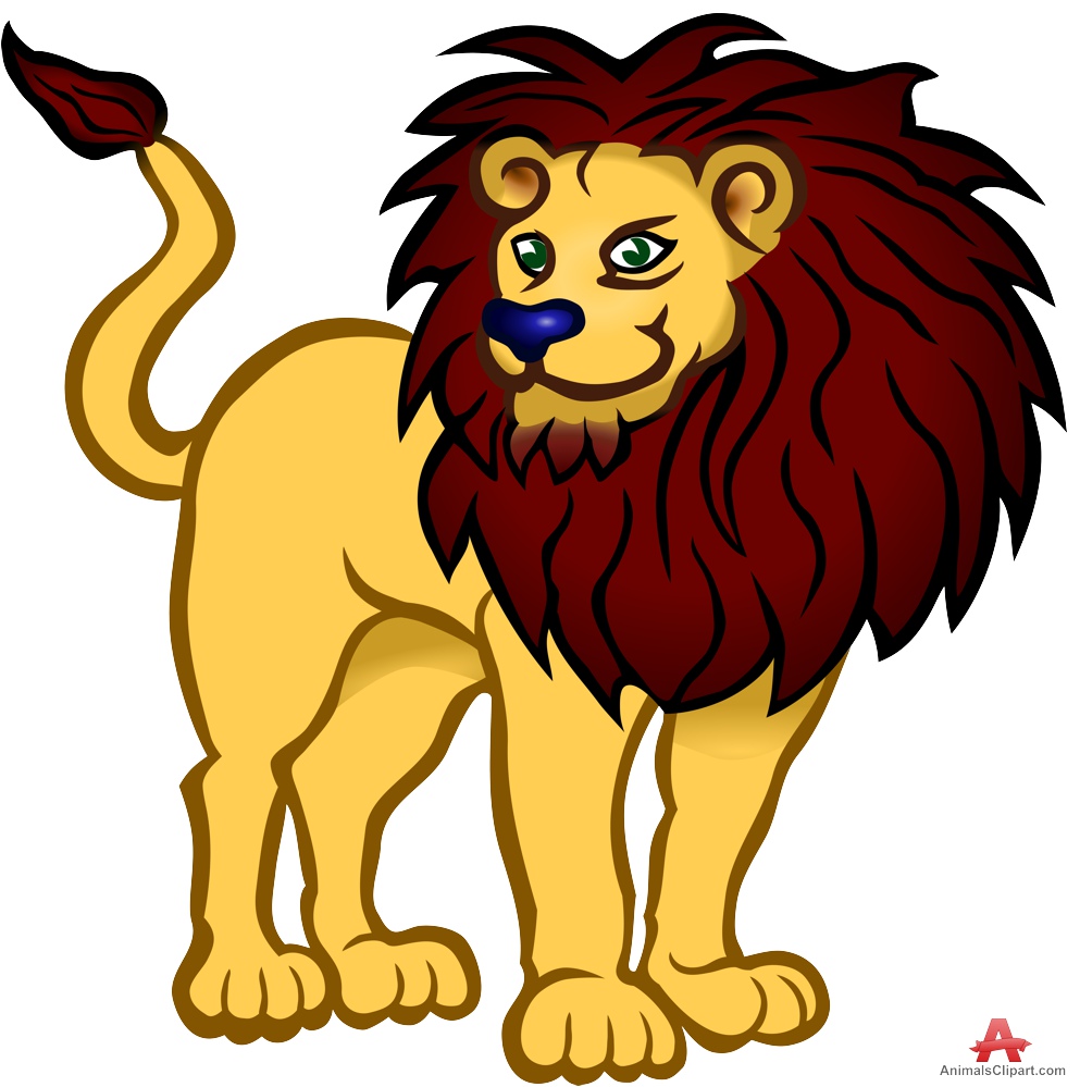 lion with mane clipart - Clip Art Library