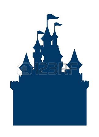 Cinderella Castle Silhouette magic kingdom silhouette clipart 