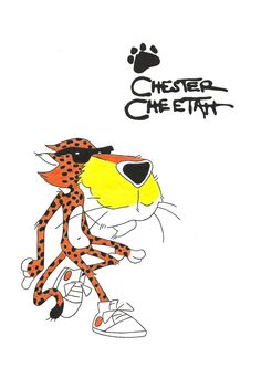 Vector Chester Cheetah Cartoon 