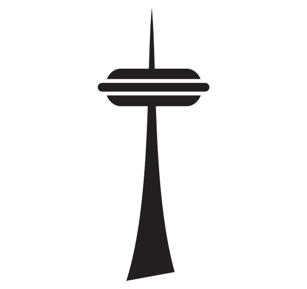 Space Needle Seattle Seahawks Skyline Silhouette Clip art - CITY png ...