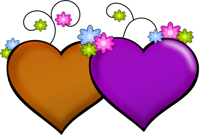 clipart hearts and flowers - Clip Art Library