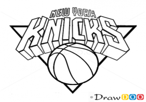 Knicks Logo Coloring Page
