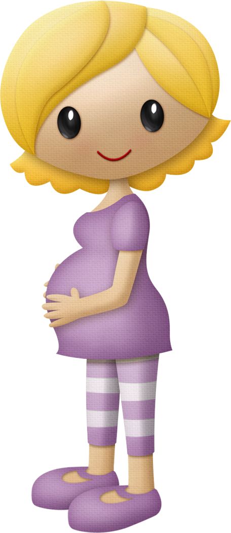 Pregnant Woman Cartoon Png Clip Art Library