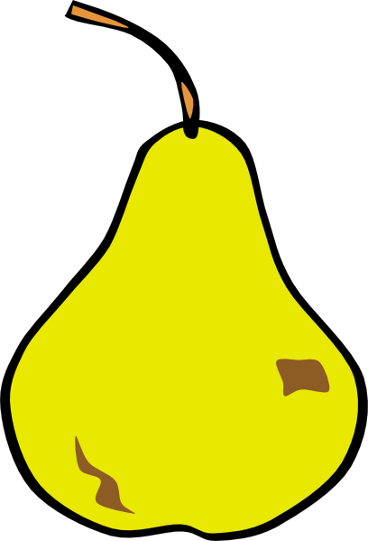 Pear Cartoon 