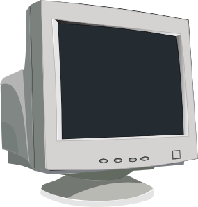 Crt Tube Monitor Clip Art at Clker