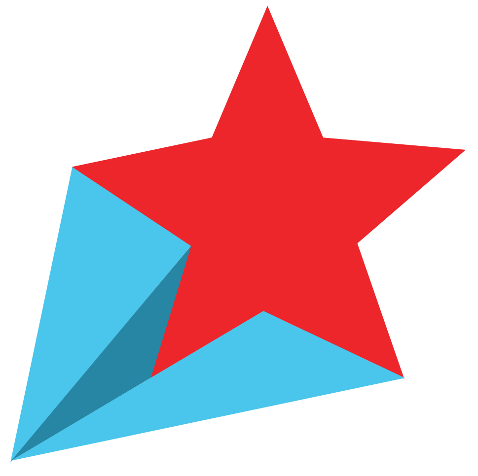 red star clipart png