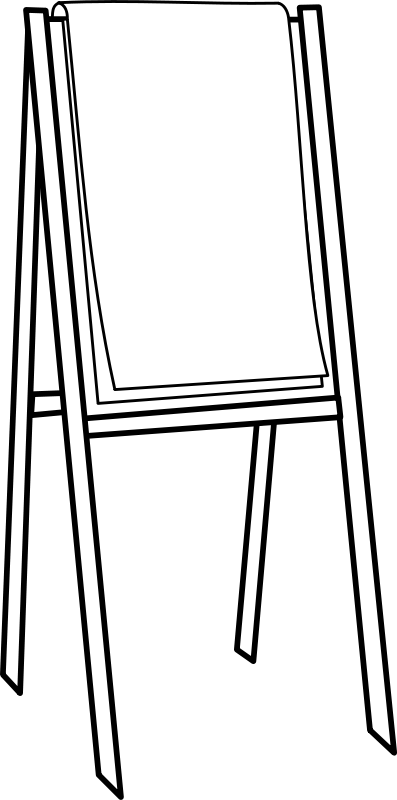 Easel Clip Art 