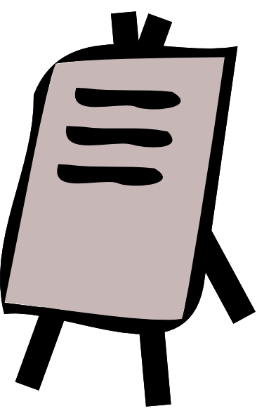 Clip Art Easel 