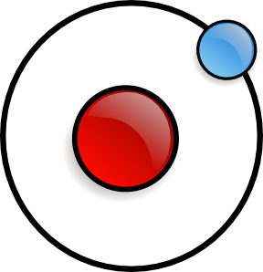 Atom Symbol 2 Clip Art at Clker 