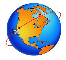 Satellite in Orbit Clip Art – Clipart Free Download 