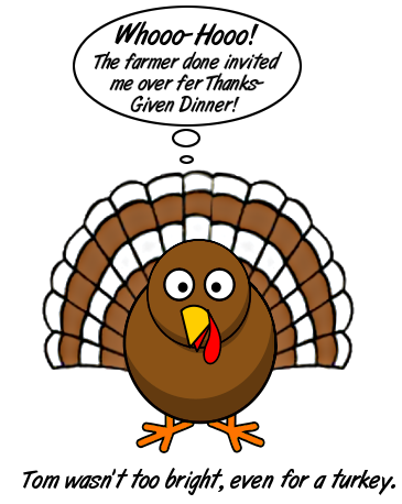 Free Thanksgiving Joke Clipart, 1 page of Public Domain Clip Art 