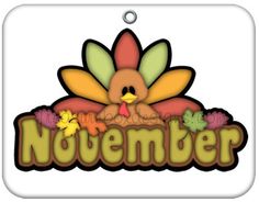 November Title SVG scrapbook cut file cute clipart files for 