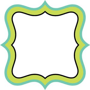 Fancy Plaque Shape Outline 