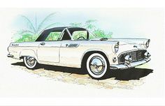 1955 Thunderbird Cliparts
