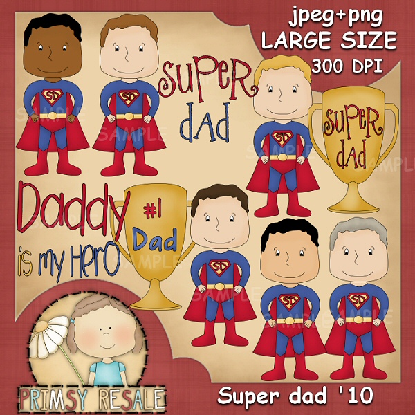 Brown Dad Cliparts