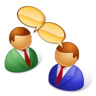 Pix For  Person Speaking Clip Art 