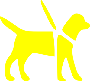 Yellow Guide Dog Clip Art 