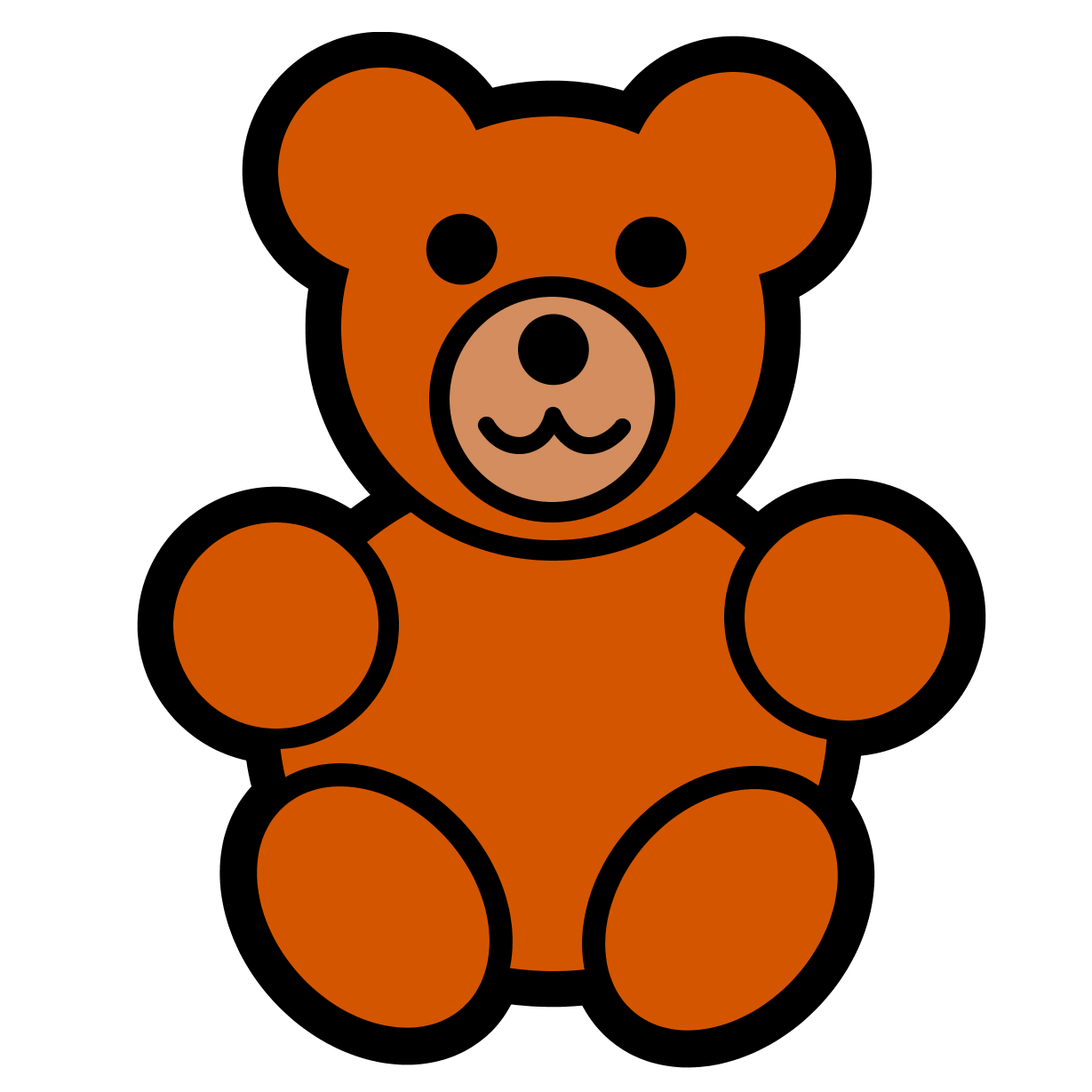 Kindergarten Bear Cliparts