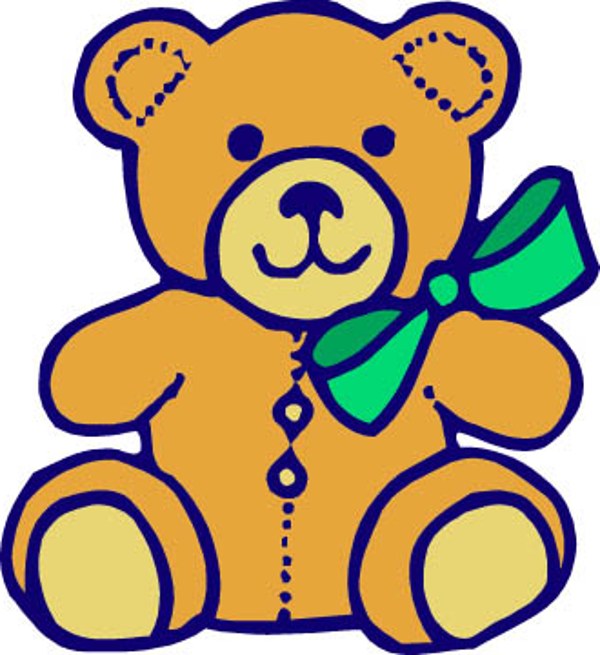 Teddybear Face Cliparts